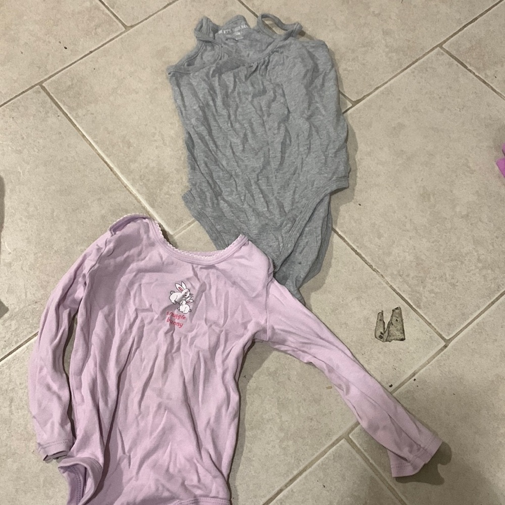 size 18-24 month long sleeve and tank top onesies